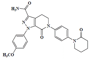 Apixaban Chemical Structure
